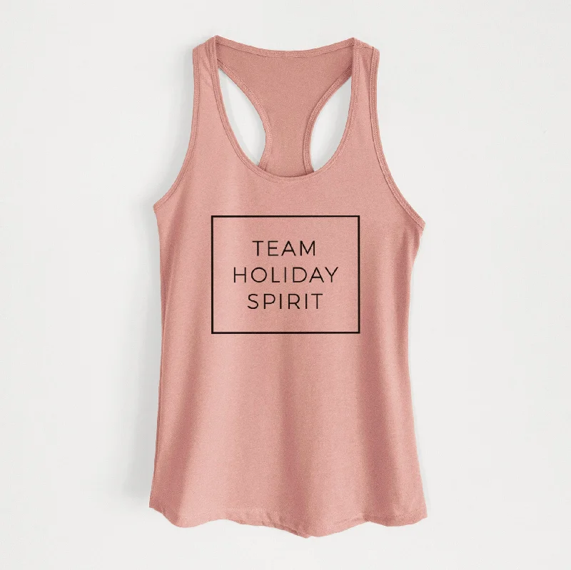 Team Holiday Spirit Boxed - Women's Racerback Tanktop vibrant tank top