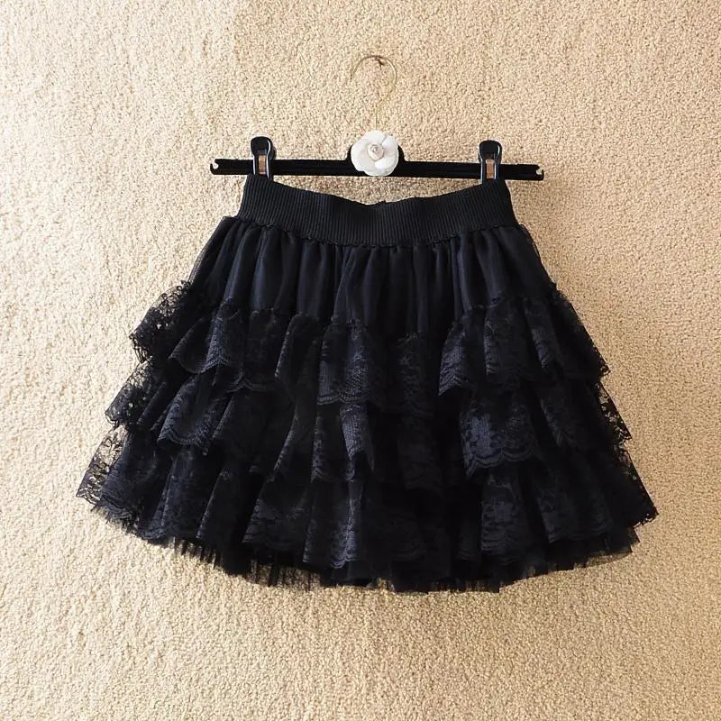 black skirt