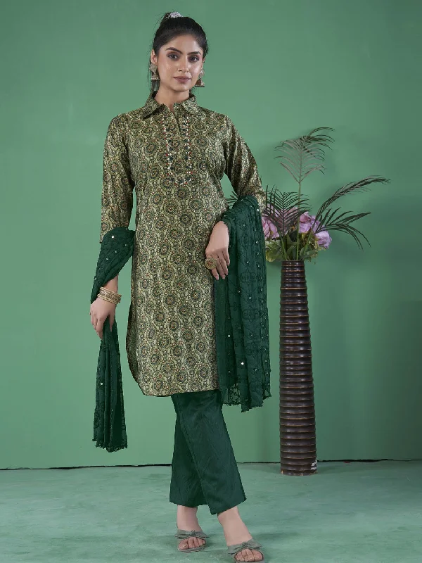 Multi Trendy Designer Readymade Pant Suit With Digital Printed Embroidery Work Comfortable Maternity Pants