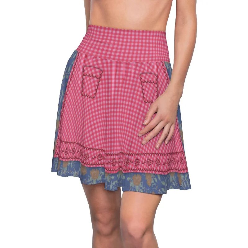 Elena Rivera Skirt, Coco Costume pleated skirt texture