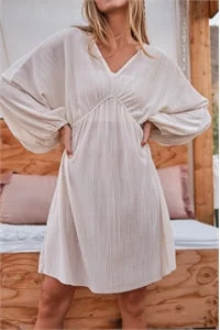 Ivory Boho Dress (size down) Tunics Luxurious high-end