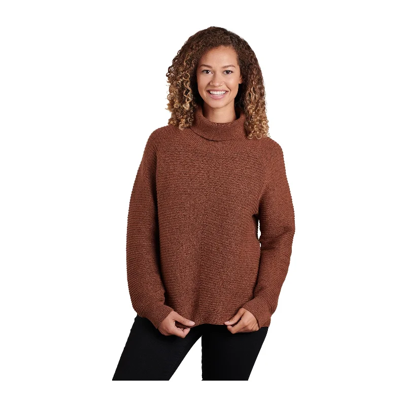 Kuhl Solace Sweater (Women) - Copper Neon Metallic Matte
