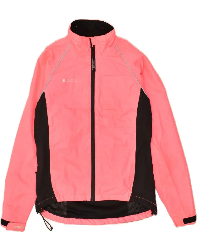MOUNTAIN WAREHOUSE Womens Rain Jacket UK 8 Small Pink Nylon Satin Jacket Silk Jacket Chiffon Jacket