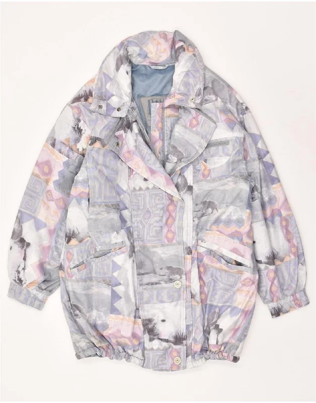 FUCHS & SCHMITT Womens Windbreaker Jacket UK 14 Medium Multicoloured Wool Jacket Cashmere Jacket Tweed Jacket