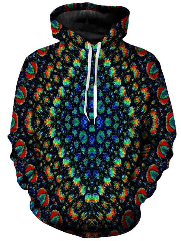 Oil Mosaic Unisex Hoodie Hoodie with Cropped Fit Short Trendy