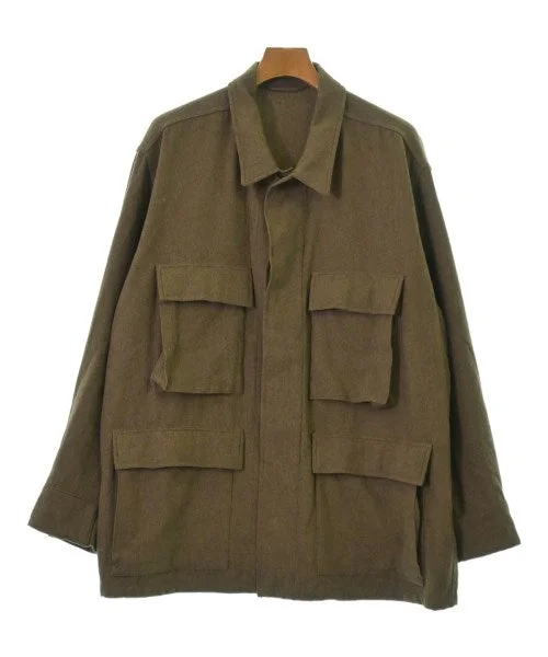 COMOLI Millitary jackets Tiered Jacket Buttoned Jacket Zippered Jacket