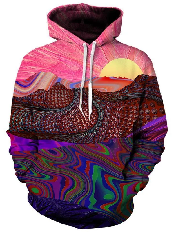 Trippy Trek Kids Hoodie Hoodie with High-Low Hem Asymmetrical Trendy