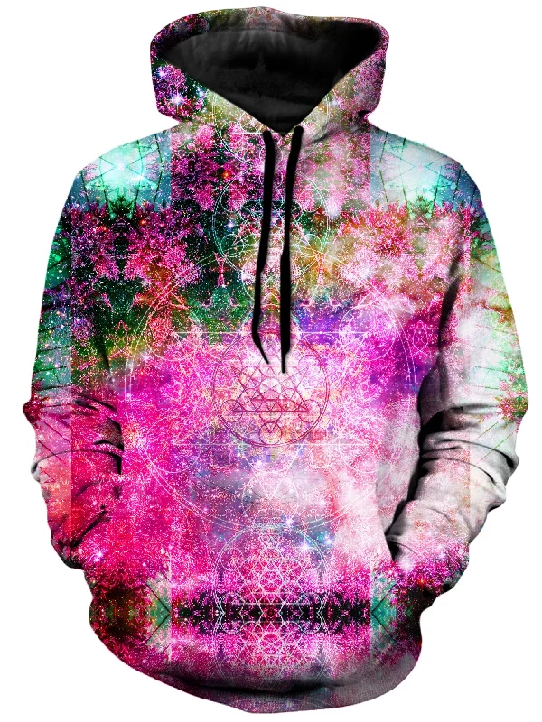 Pineal Metatron Galaxy Unisex Hoodie Hoodie with Ribbed Hem Stretchable Secure
