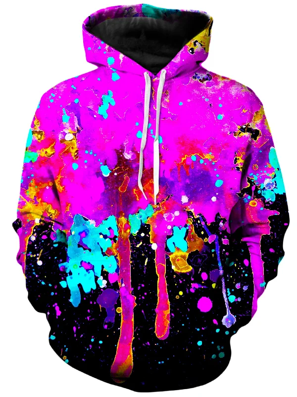 Abstract 2 Unisex Hoodie Hoodie with Ribbed Neckline Snug Warm