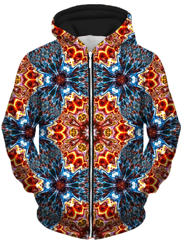 Super Nova Unisex Zip-Up Hoodie Hooded Sweatshirt Casual Wear Street Style
