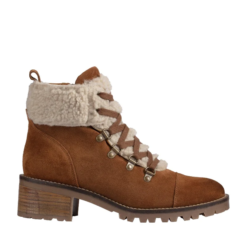 Clarks Roseleigh Sky 26155699 Womens Brown Suede Casual Dress Boots Cowl Neckline Elegant