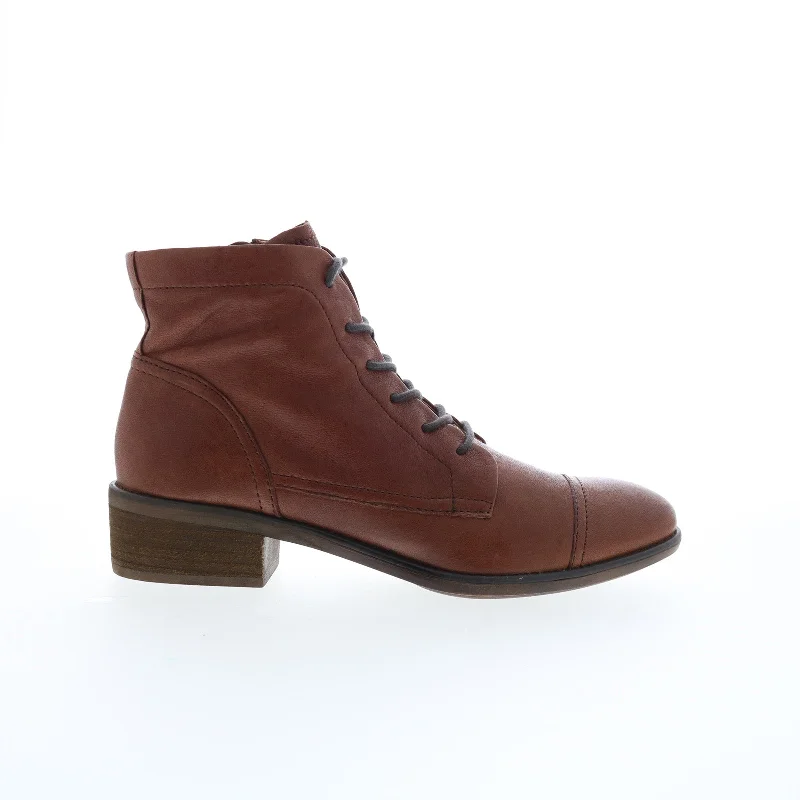 Comfortiva Cordia CT0006800 Womens Brown Leather Lace Up Casual Dress Boots Tunics Sophisticated sleek