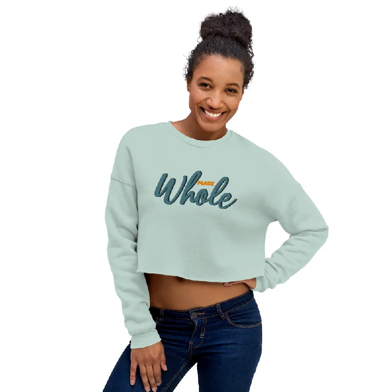 Made Whole — Crop Sweatshirt Oversized Hoodie Comfort Casual