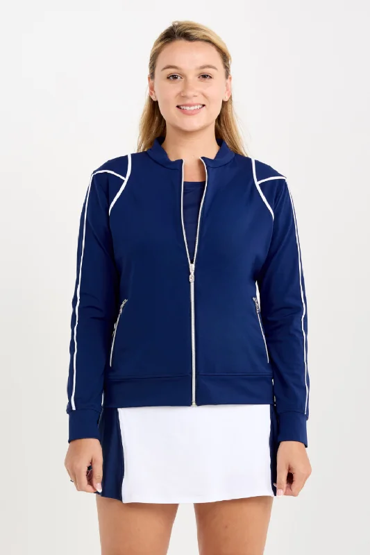 Jacket - Aurora Sky Striped Jacket Polka Dot Jacket Floral Jacket