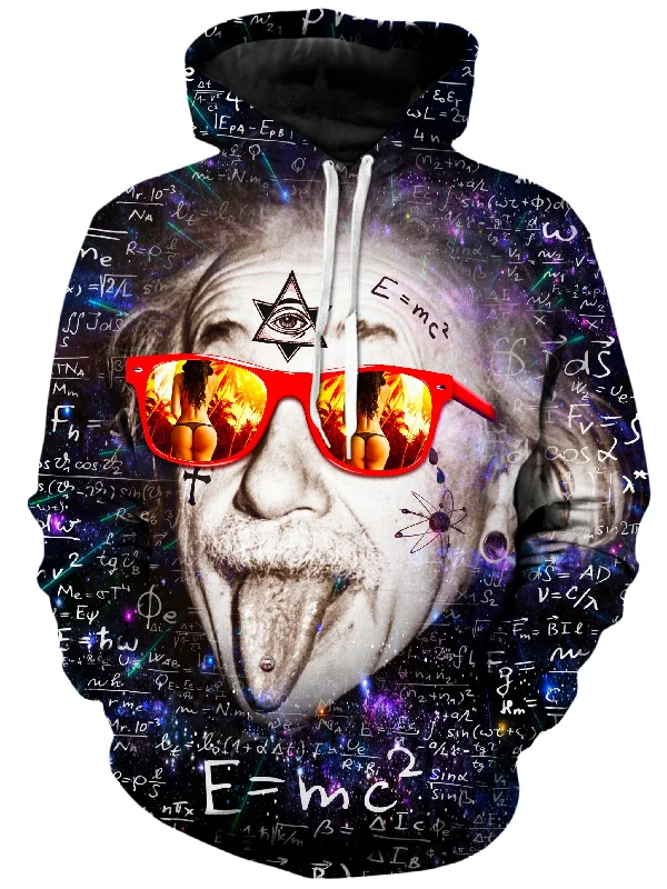 Wild Albert Einstein Hoodie Hoodie with Ribbed Hem Stretchable Secure