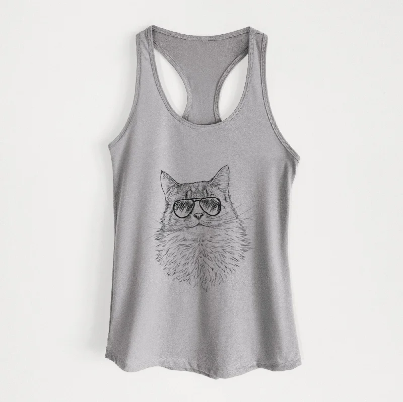 Olive the Cat - Women's Racerback Tanktop trendy tank top