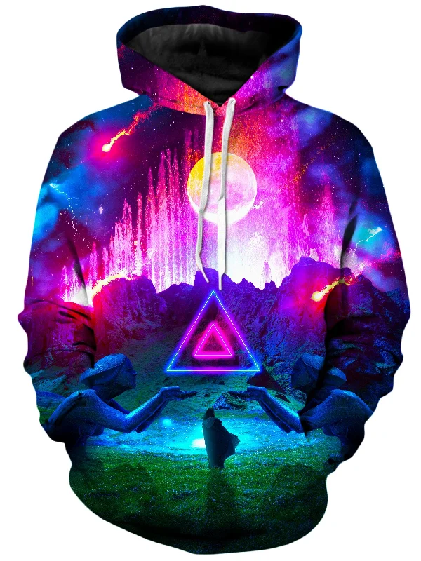 Fountain Unisex Hoodie Hoodie with High-Low Hem Asymmetrical Trendy