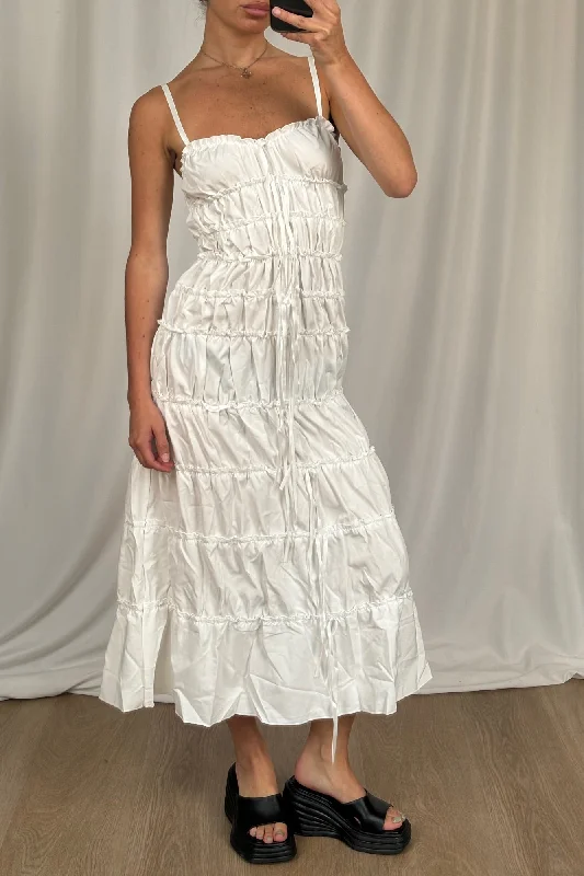 Lucie Dress Ivory Tunics Designer luxury