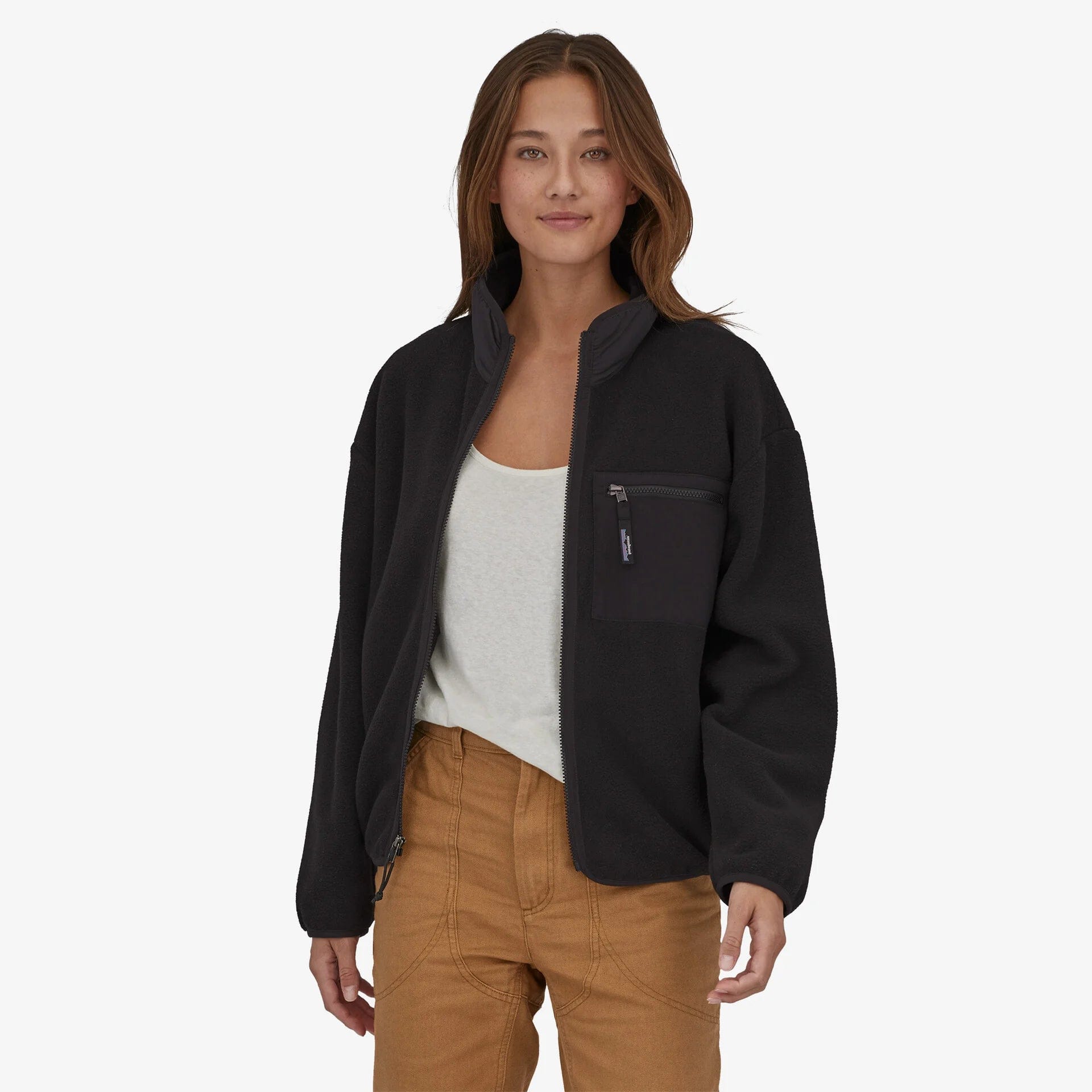 PATAGONIA JACKET SYNCH Chenille Fabric Brocade Fabric Lace Fabric