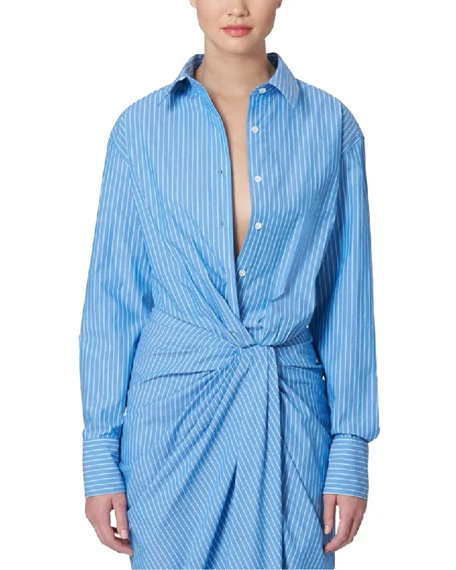 Carolina Herrera Sarong Skirt Shirtdress low waist skirt