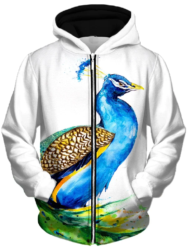 Aphrodite Unisex Zip-Up Hoodie Hoodie with Exposed Zipper Edgy Industrial