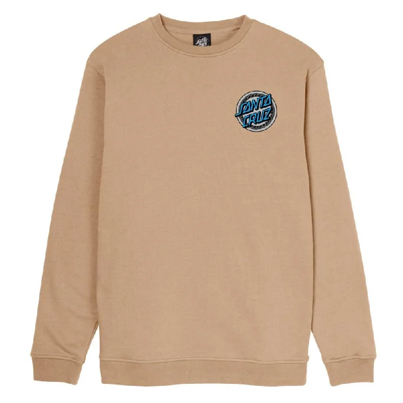 Santa Cruz Crew Dressen Rose One Crew - Taupe Boat Neckline Classic