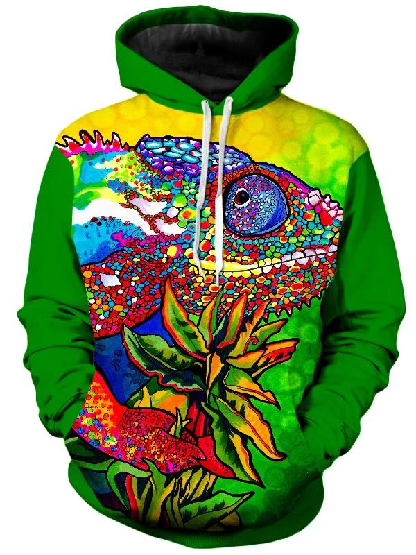 Capricious Chameleon Unisex Hoodie Hoodie with Pastel Soft Subtle