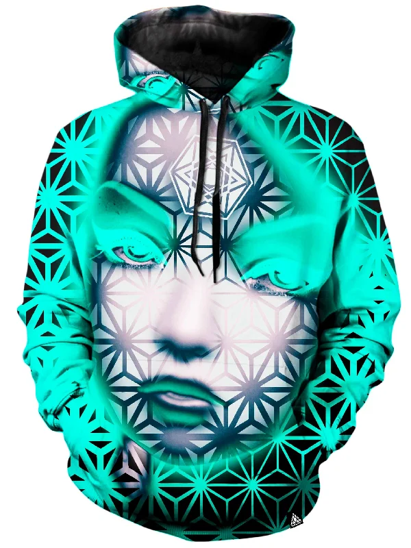 Barb Neon Unisex Hoodie Hoodie with Cuffed Sleeves Snug Secure