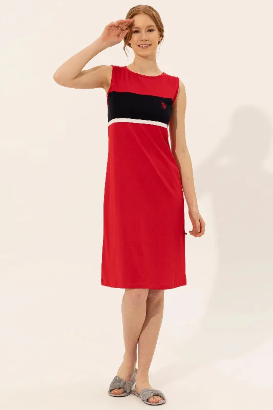 US Polo Assn. USPA Standard Home Wear Dress - Women Tunics Leisure comfortable
