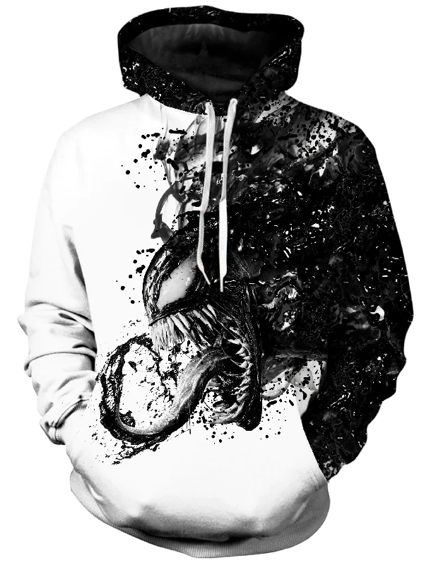 Venom BW Unisex Hoodie Hoodie with Raglan Sleeves Sporty Comfortable