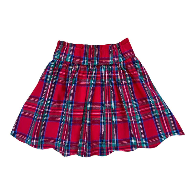 Seabrook Island Skirt 2.0- Tybee Tartan Plaid a-line skirt cut