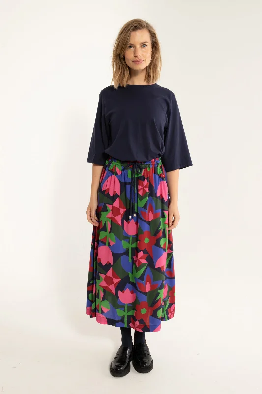 Danefæ København Danespresso Geofleur Skirt velvet skirt sumptuous