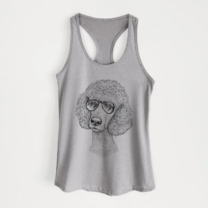 Yuki the Poodle - Women's Racerback Tanktop flexible tank top