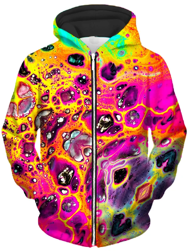 Lava Trip Unisex Zip-Up Hoodie Hoodie with Zipper Placket Modern Functional