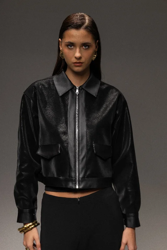 Eclipse Rider Jacket Denim Fabric Leather Fabric Suede Fabric