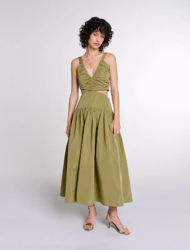 Cutaway taffeta dress Tunics Stylish elegant