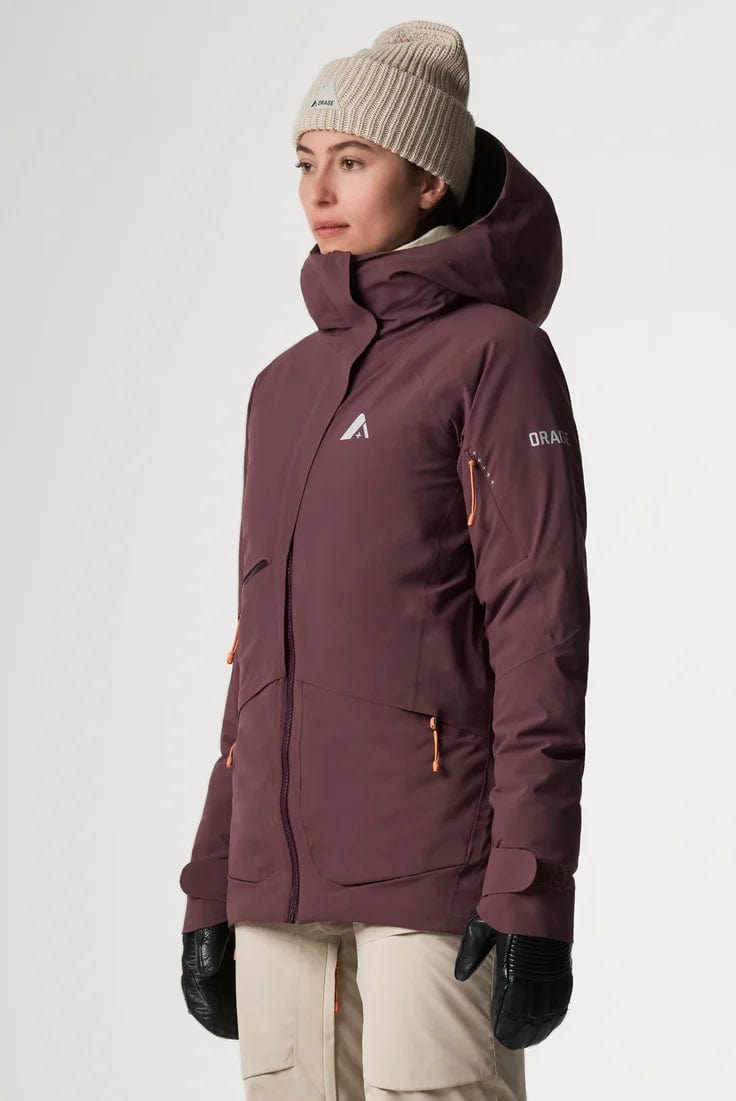 ORAGE JACKET GRACE INSULATED Satin Fabric Silk Fabric Chiffon Fabric