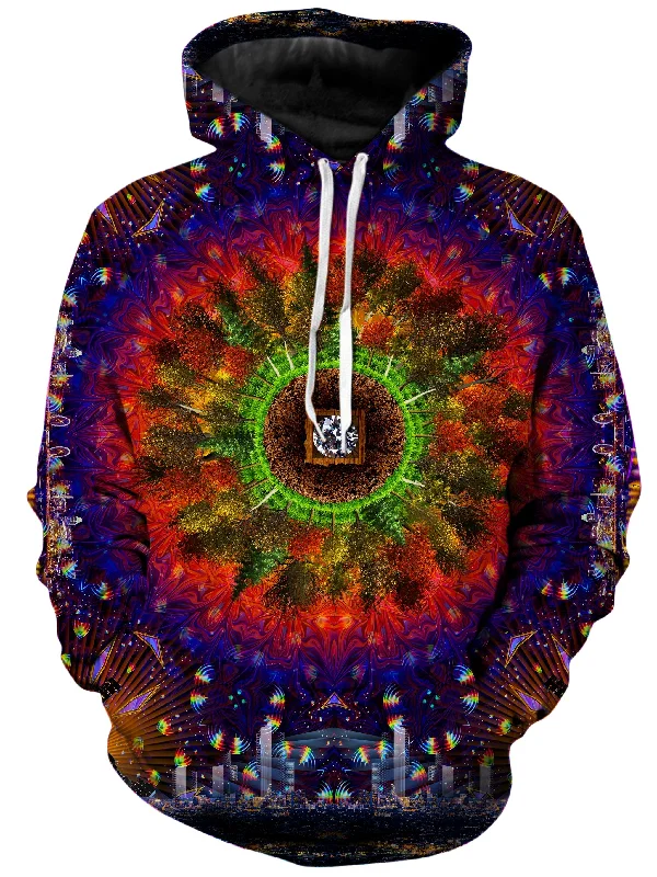Concrete Skies Unisex Hoodie Hoodie with Half-Zip Sporty Casual
