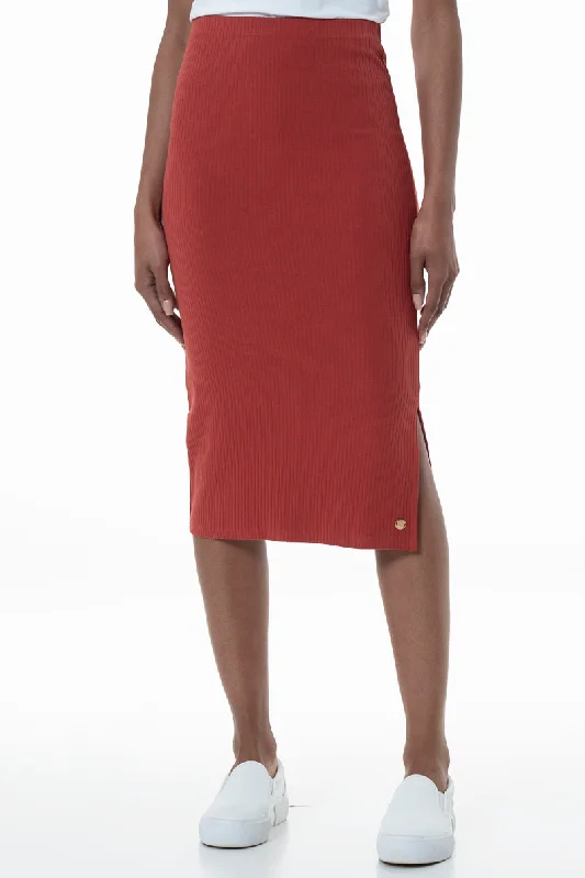 Bodycon Skirt _ 153862 _ Red velvet skirt luxury