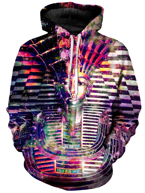 Space Pharaoh Unisex Hoodie Hoodie with Pattern Geometric Abstract