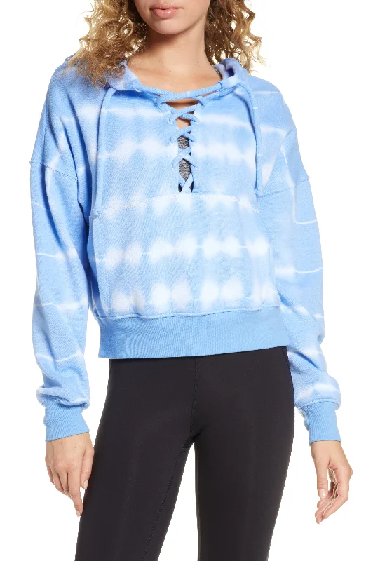 Free People Fp Movement Tie Dye Believer Sweater Fleece Fabric Down Fabric Feather Fabric