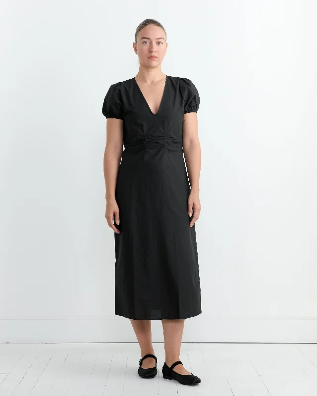 Pinched Dress in Black Tunics Exclusive limited