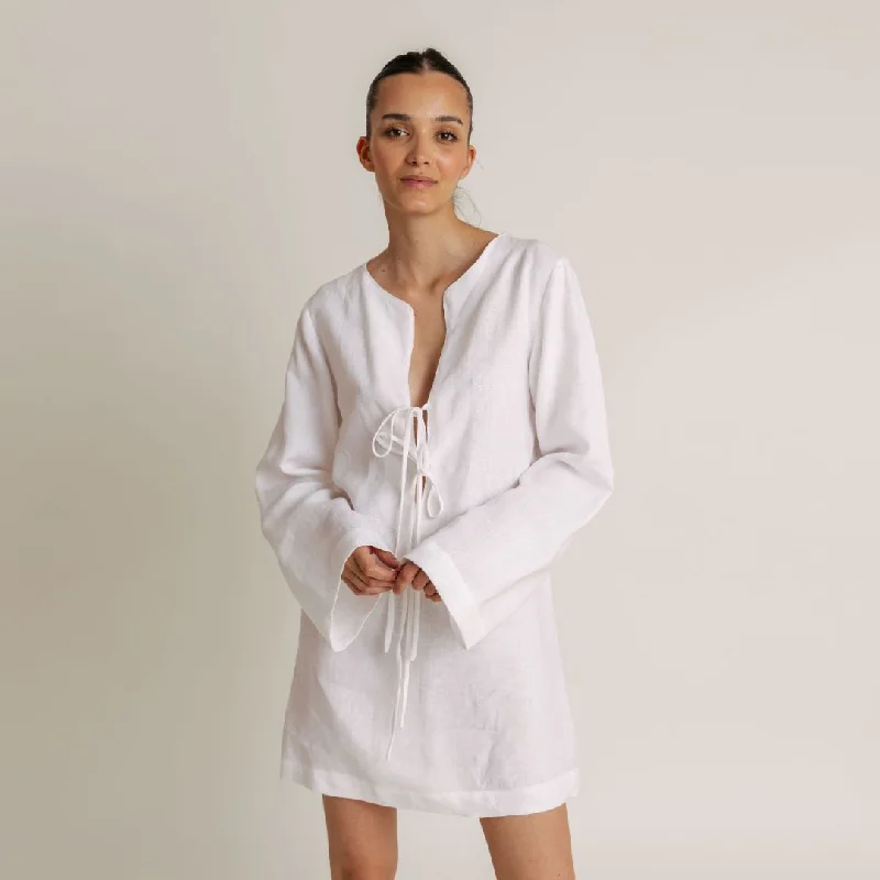 Sailing Linen Dress Tunics Cozy soft