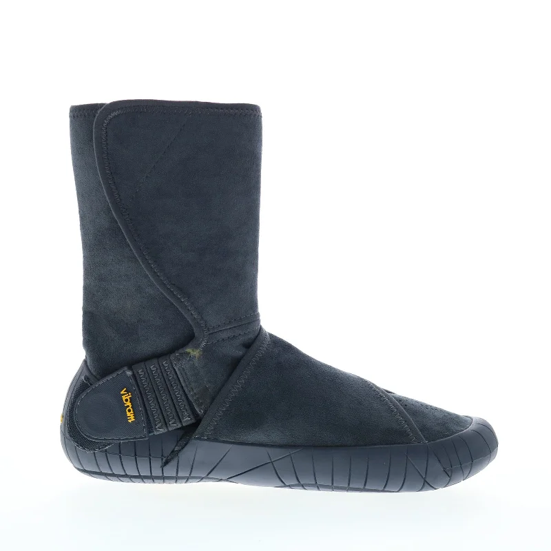 Vibram Furoshiki Mid Boot 17UCD02 Womens Gray Canvas Casual Dress Boots Tunics Floral girly
