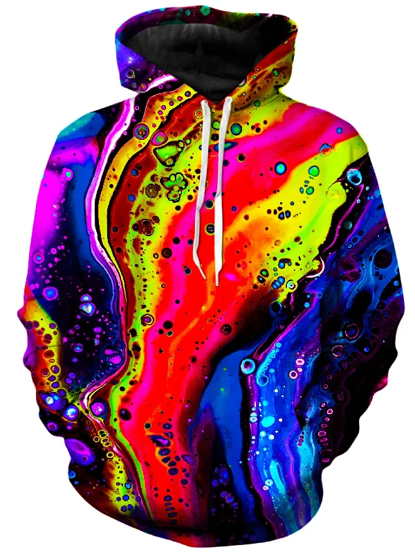 Fire Lights Unisex Hoodie Hoodie with Full-Zip Functional Layering