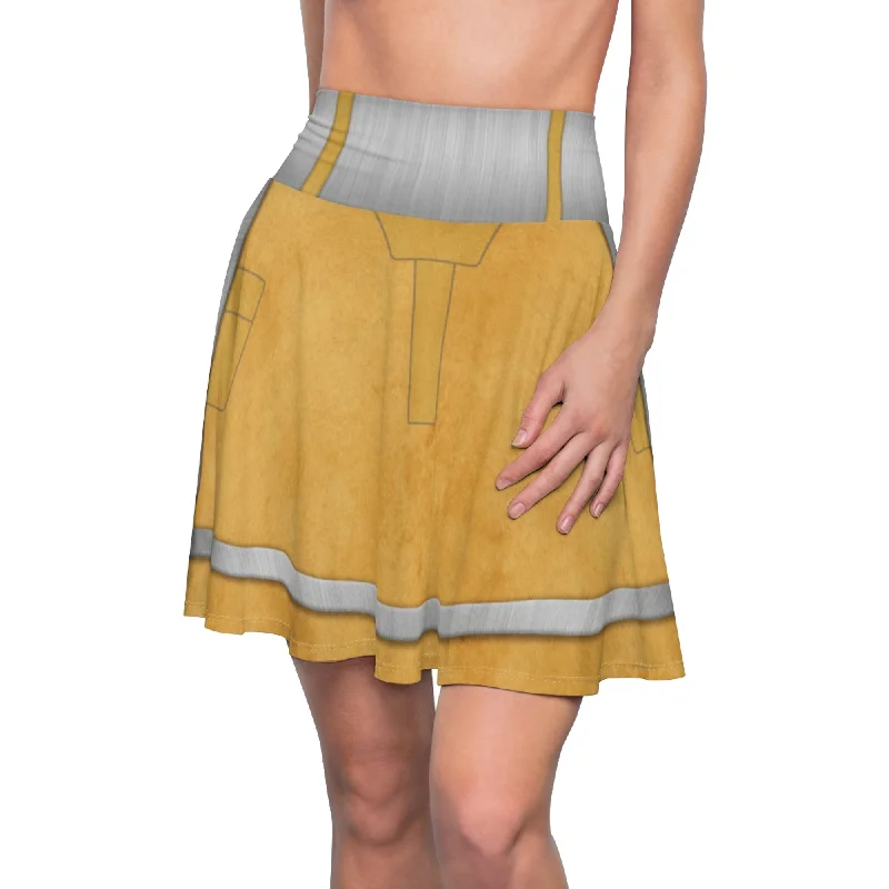 Hera Syndulla Skirt, Star Wars Rebels Costume low waist skirt