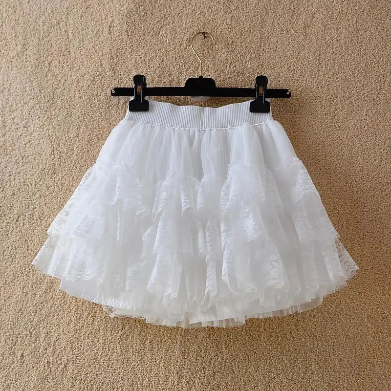 white skirt