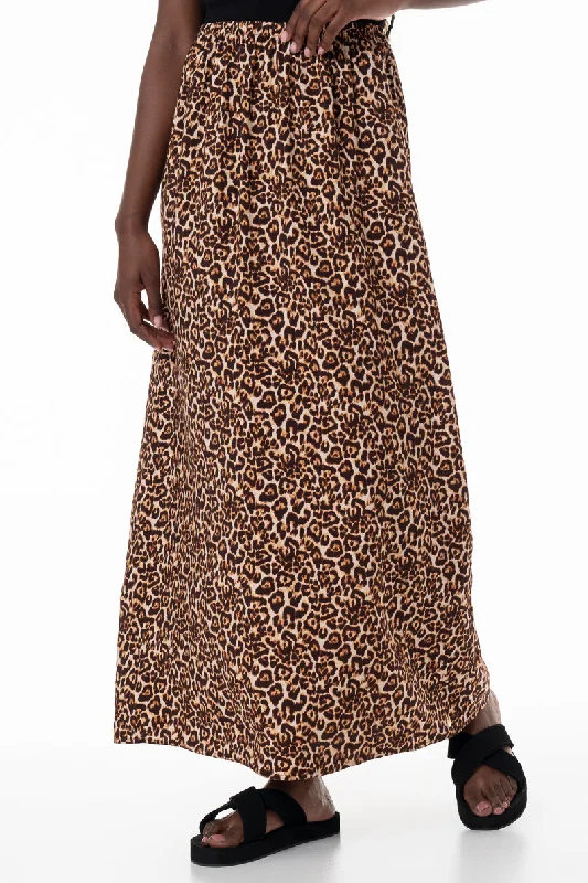 Maxi Slip Skirt _ 153838 _ Stone wool skirt warm