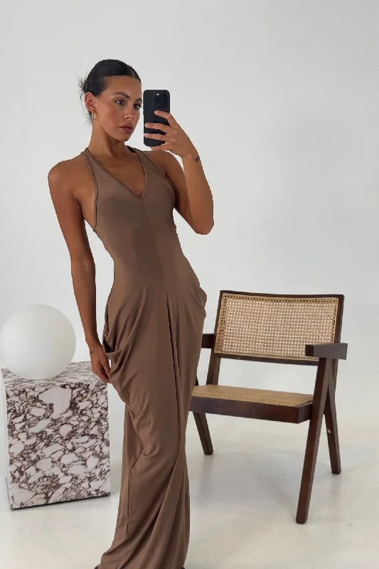 Stefani Dress Chocolate Tunics Print Colorful