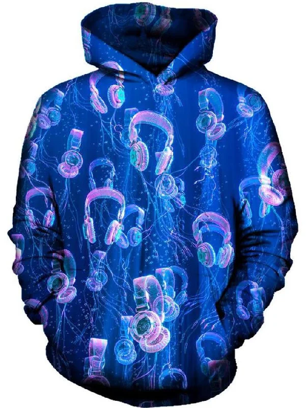 Deep Melody Hoodie Hoodie with High-Low Hem Asymmetrical Trendy